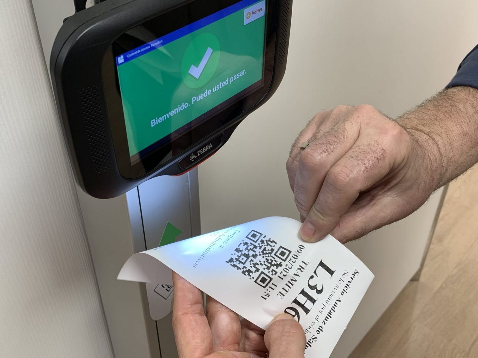 Uno de los turnómetros instalados.