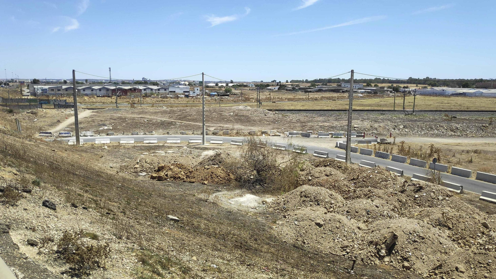 Terrenos que son escenario de los desmanes denunciados por estas asociaciones.