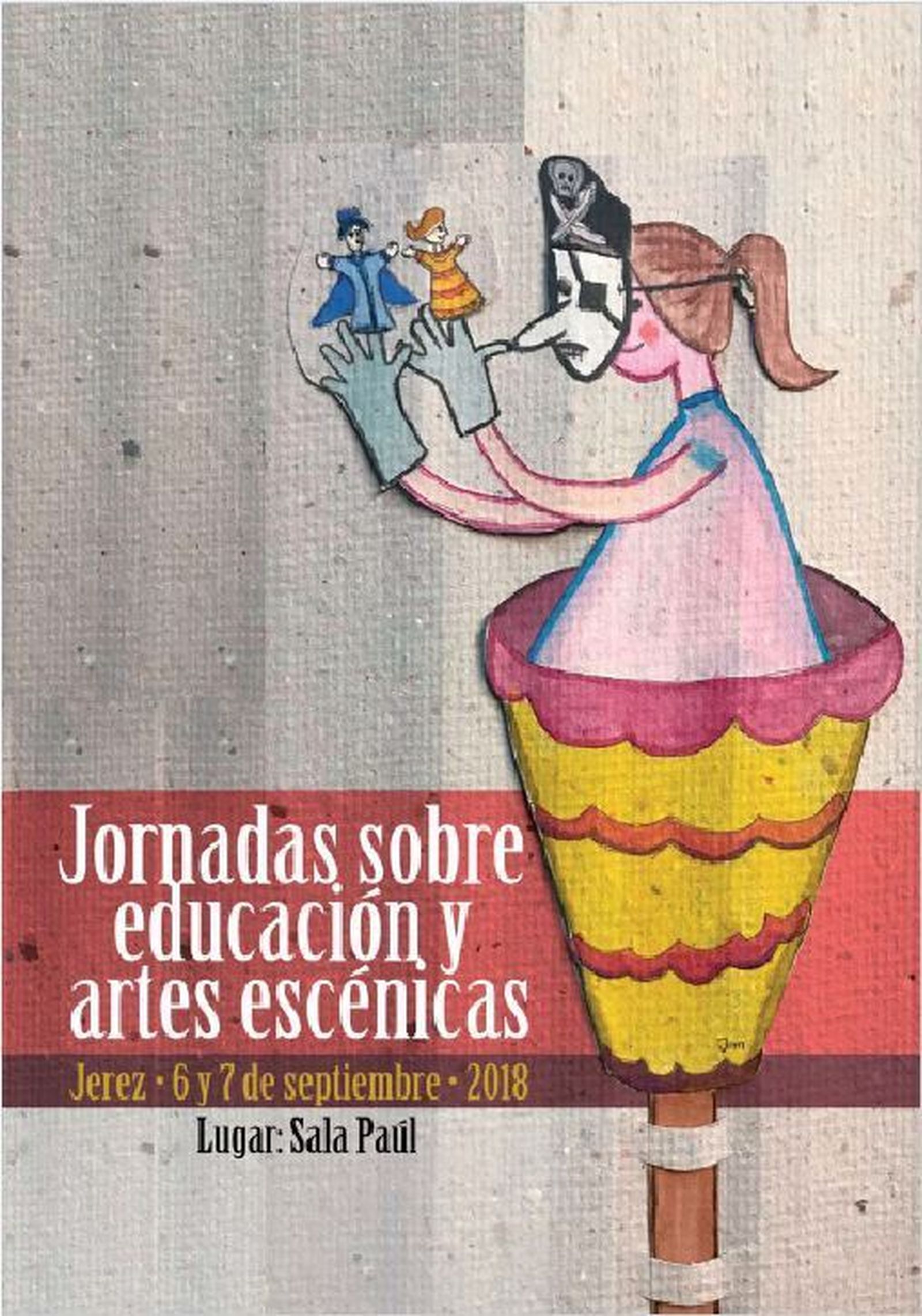 Cartel de las jornadas educativas.