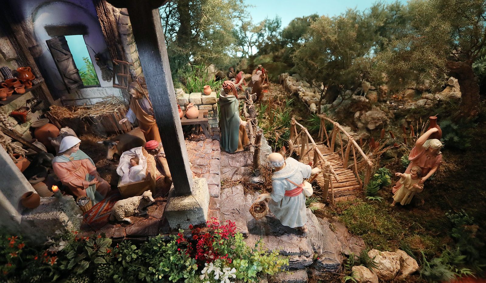 Varios de los Belenes que se pueden visitar los distintos lugares de Jerez