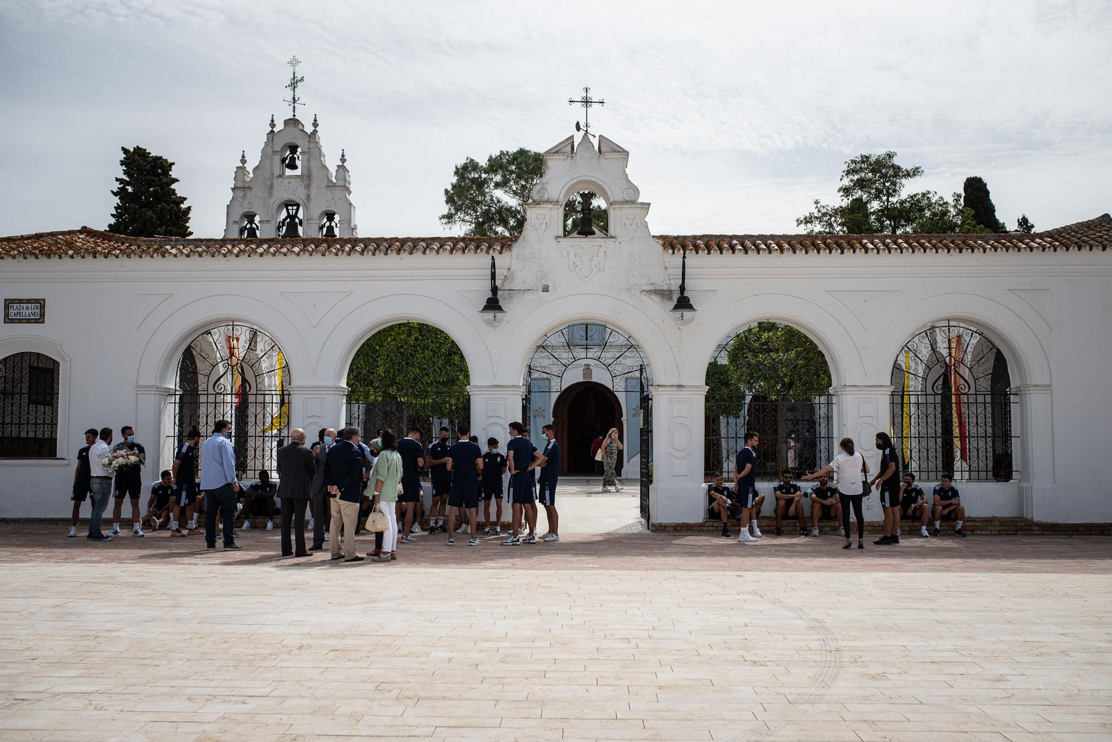 Imágenes de las ofrendas institucionales a la Virgen de La Cinta