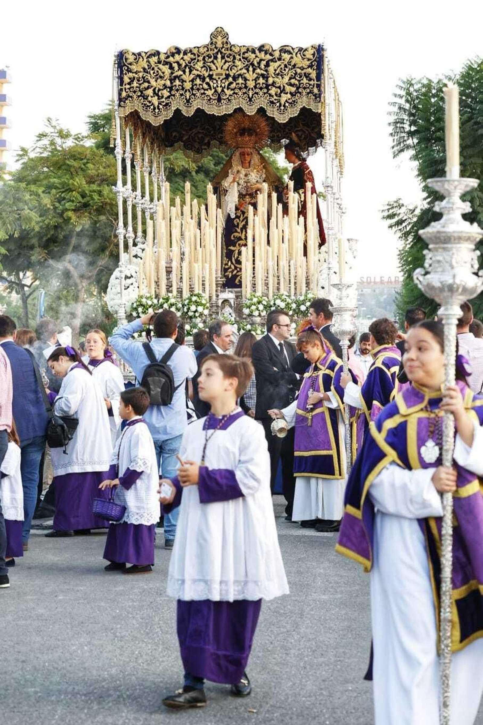 Todas las imágenes de la procesión Magna Mariana de Sanlúcar