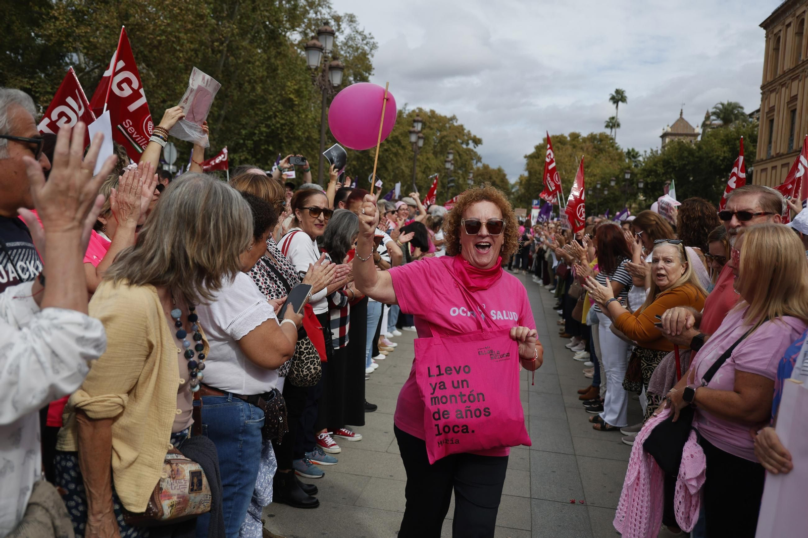Las imágenes de la manifestación convocada por Amama