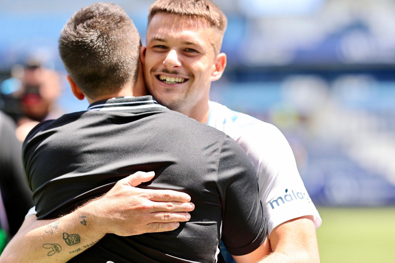 Las fotos de la celebración del ascenso del filial del Málaga CF