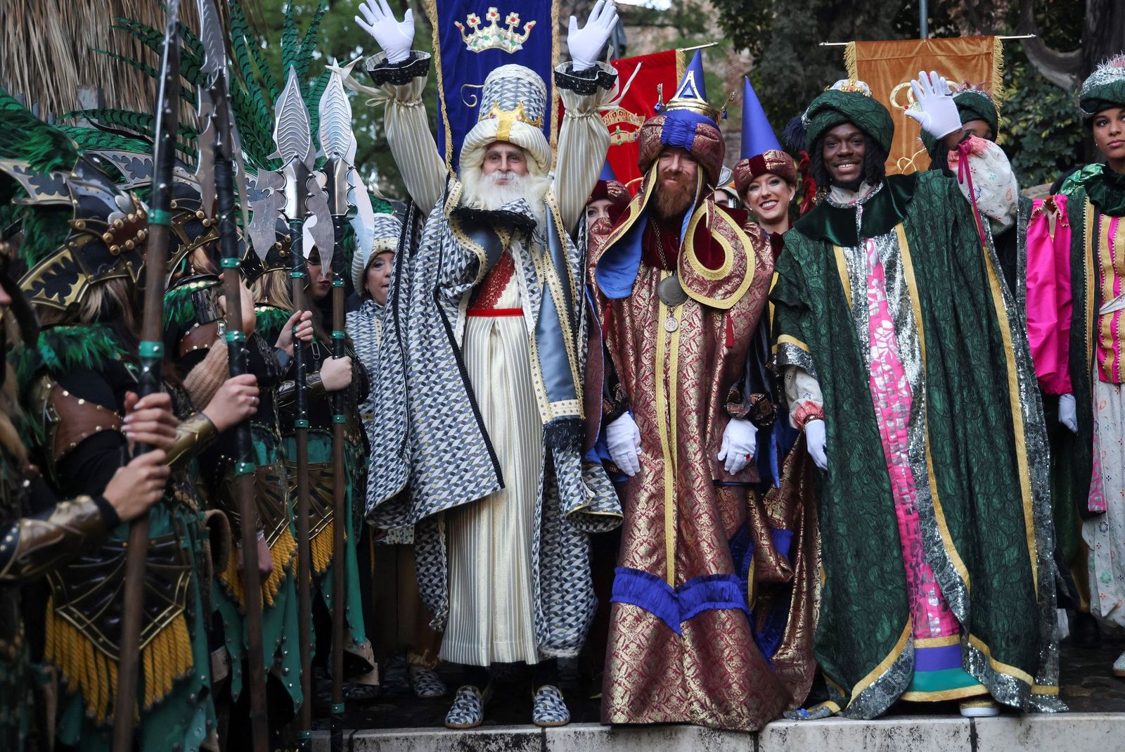 Los Reyes Magos llenan Málaga de ilusión tras la lluvia