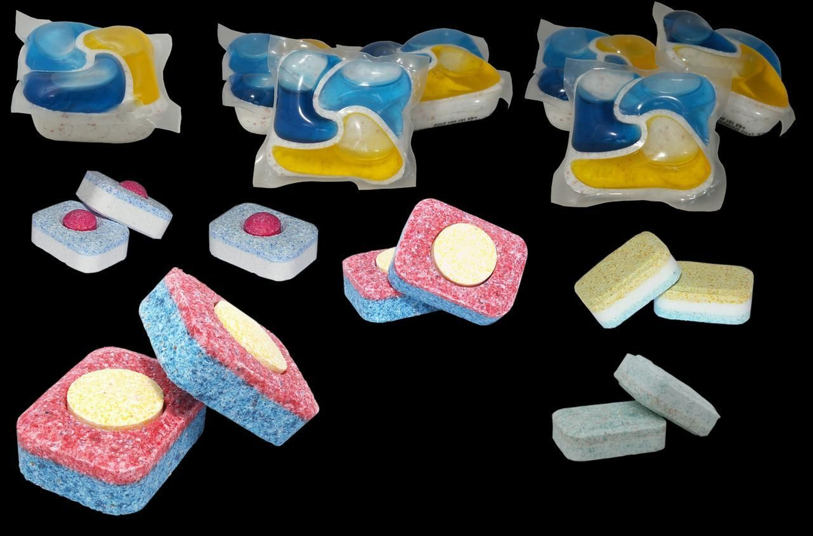 Tipos de pastillas de lavavajillas