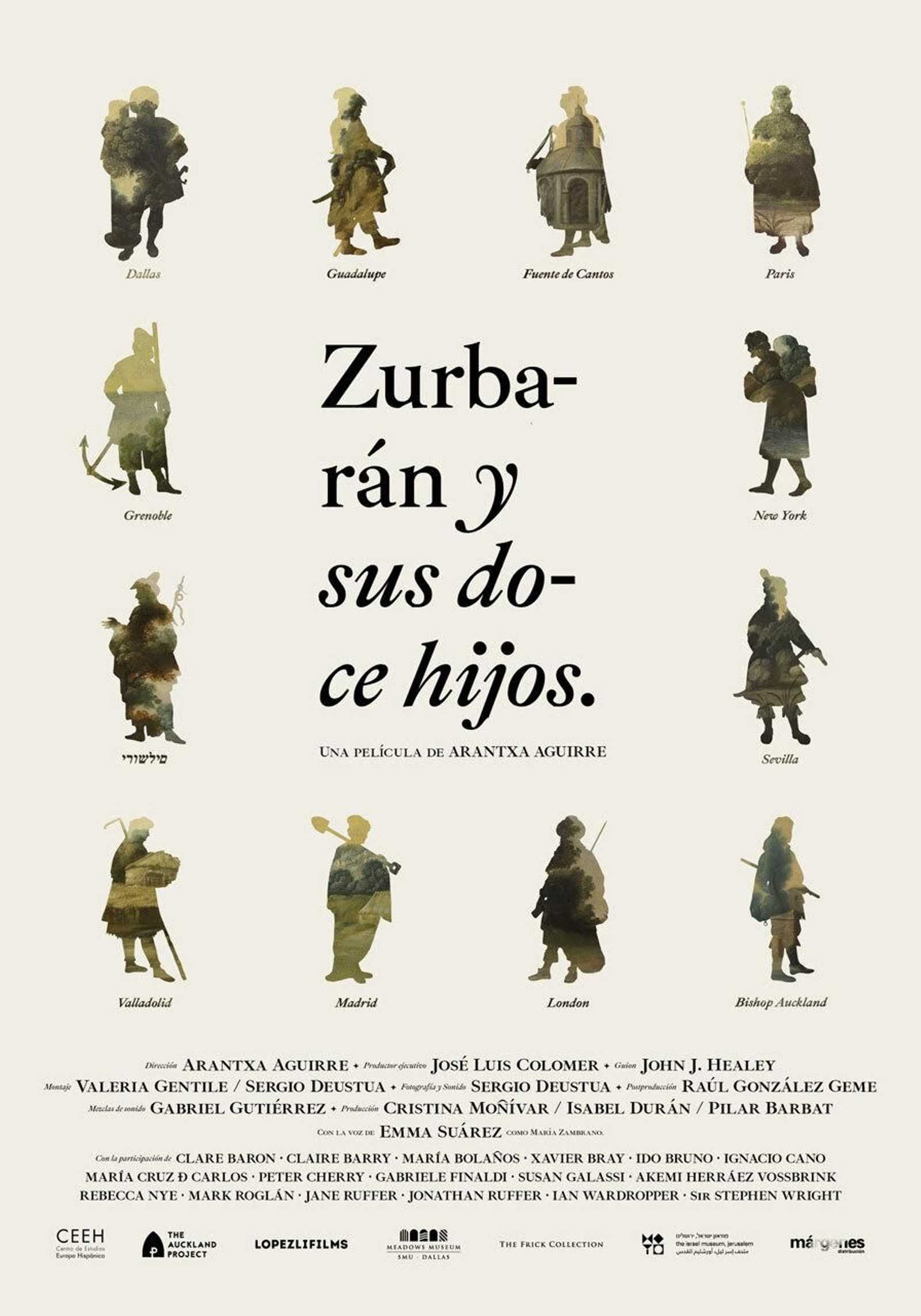 Cartel de 'Zurbarán y sus doce hijos', documental apoyado por el Centro de Estudios Europa Hispánica (CEEH).