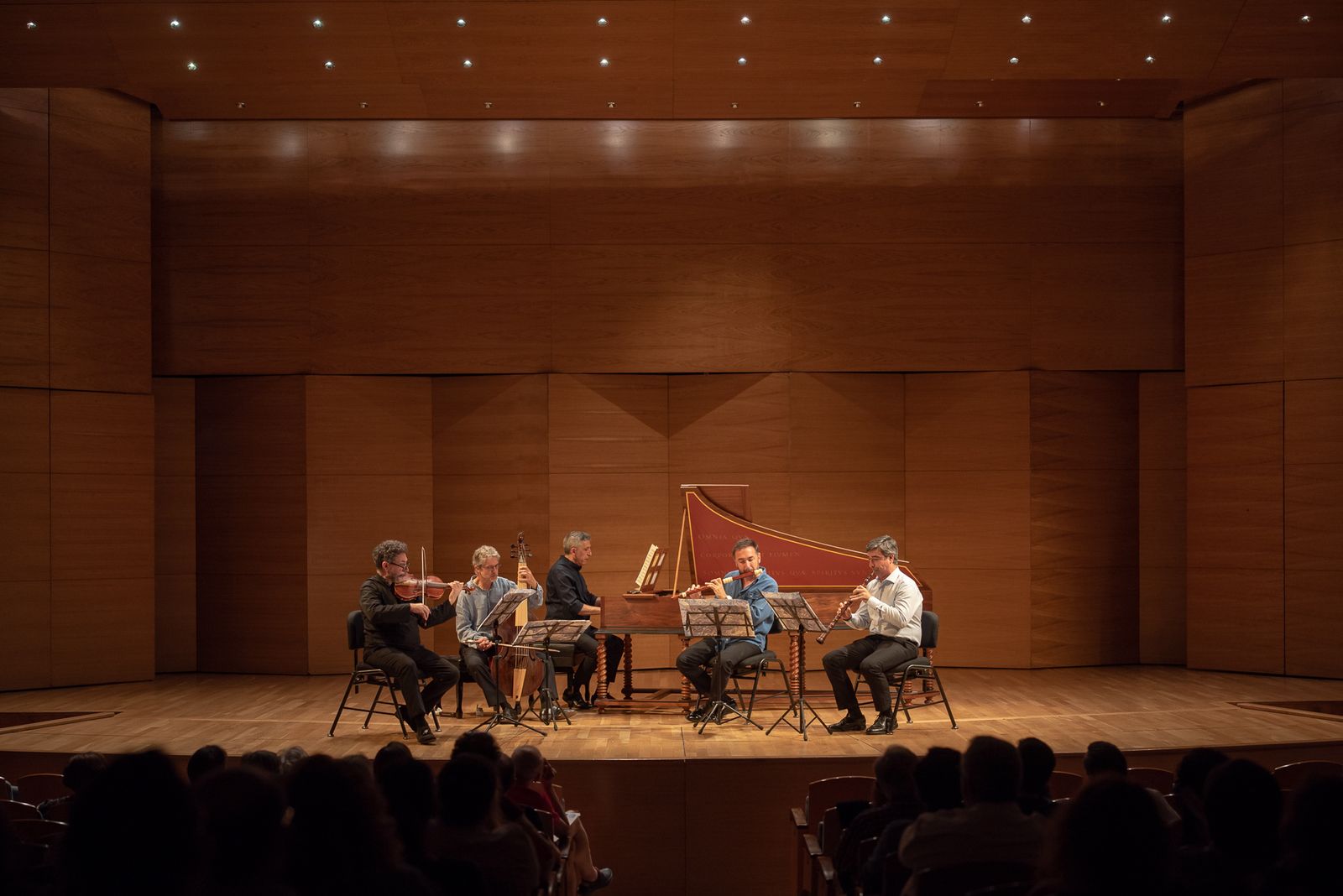 Leo Rossi, Ventura Rico, Alejandro Casal, Rafael Ruibérriz y Jacobo Díaz en el Espacio Turina.