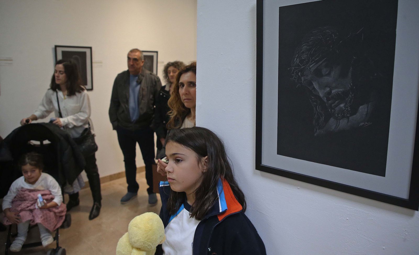 Fotos de la inauguración de 'La Pasión de Jesús' de Manuel Pavón