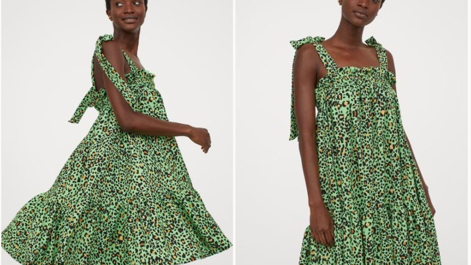 Vestido corto de H&M. 34,99 euros