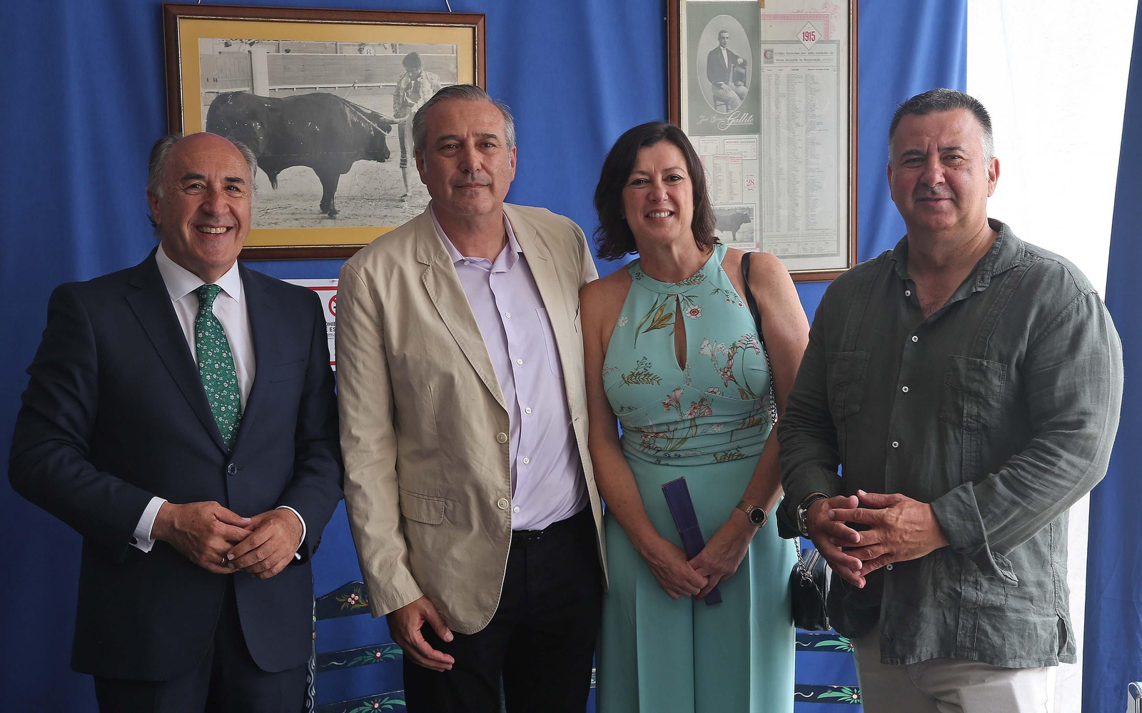 Fotos de la copa de autoridades en la caseta municipal de la Feria Real de Algeciras 2023