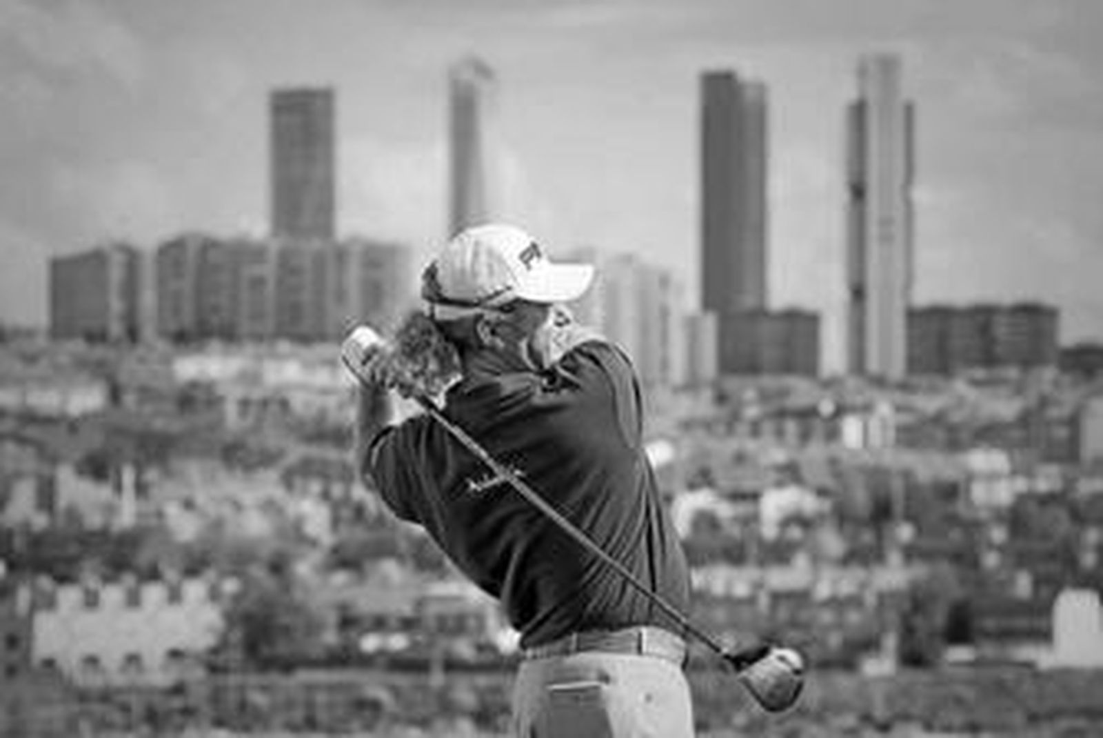 Miguel Ángel Jiménez, ayer en Madrid.