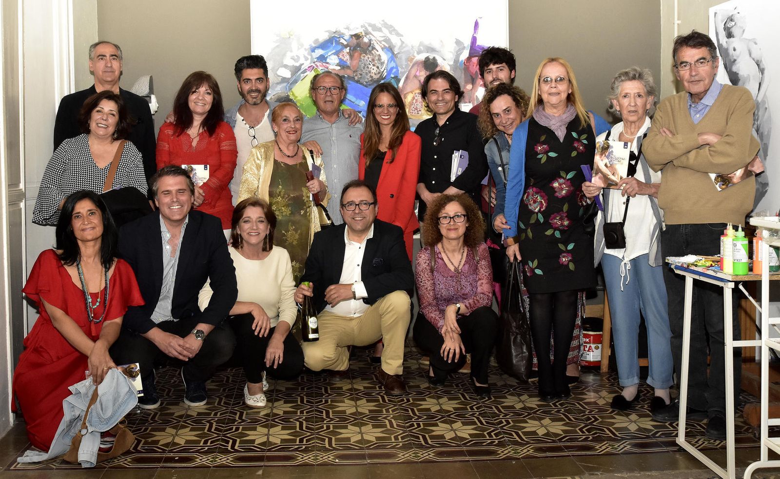 Participantes en la actividad del Atelier de Juan Galán.