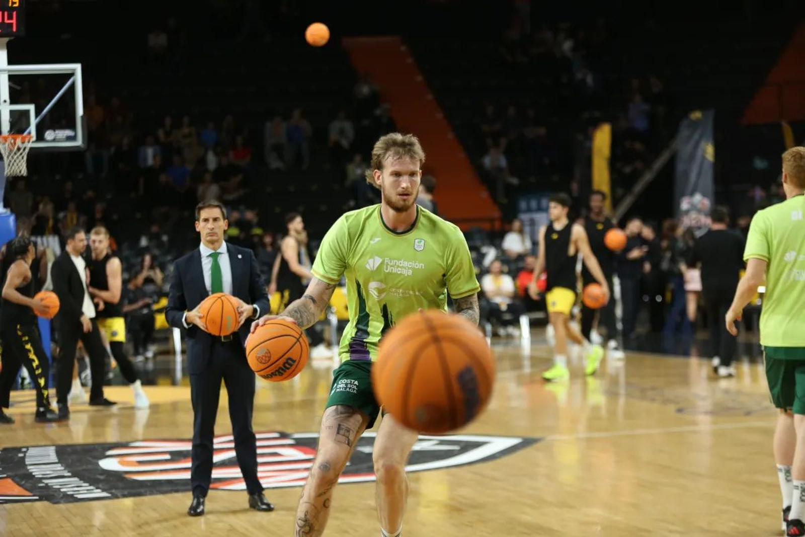 El Mersin-Unicaja, en fotos