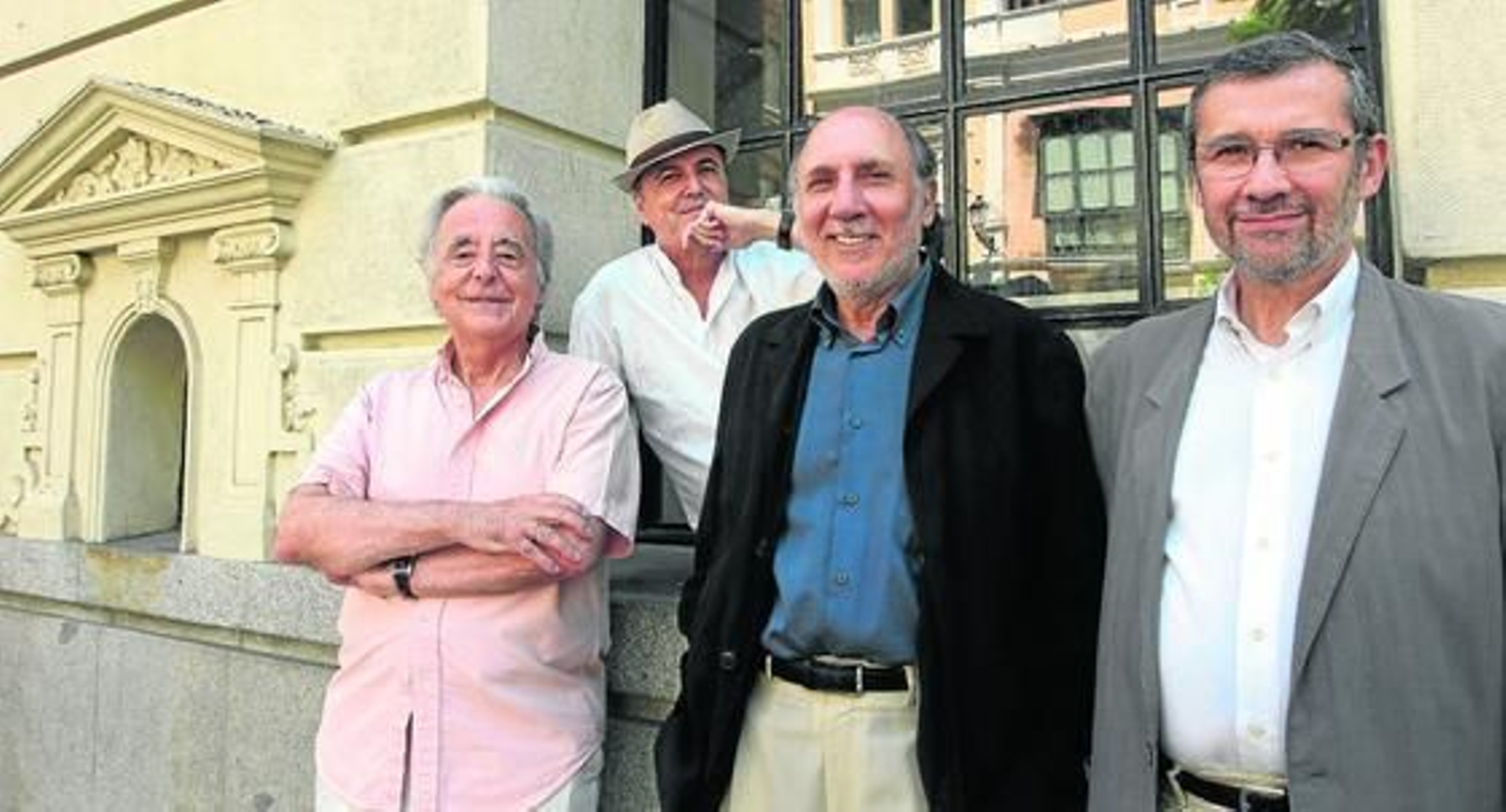 José Luis Ruiz, Juan Cobos Wilkins, Juan José Oña y Rafael Terán.  Foto: Paqui Segarra