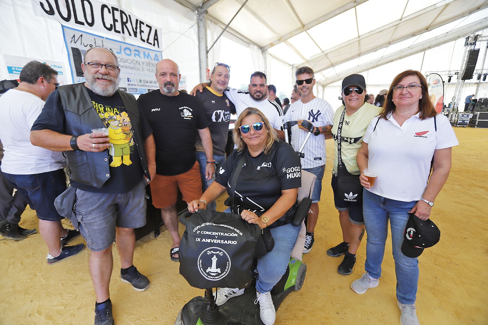 Imágenes de la Concentración del Grupo Motero Descubridores en Huelva