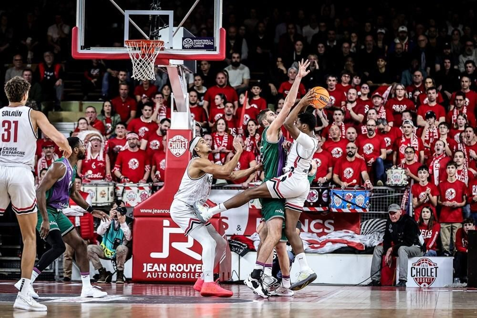 El Cholet - Unicaja, en fotos