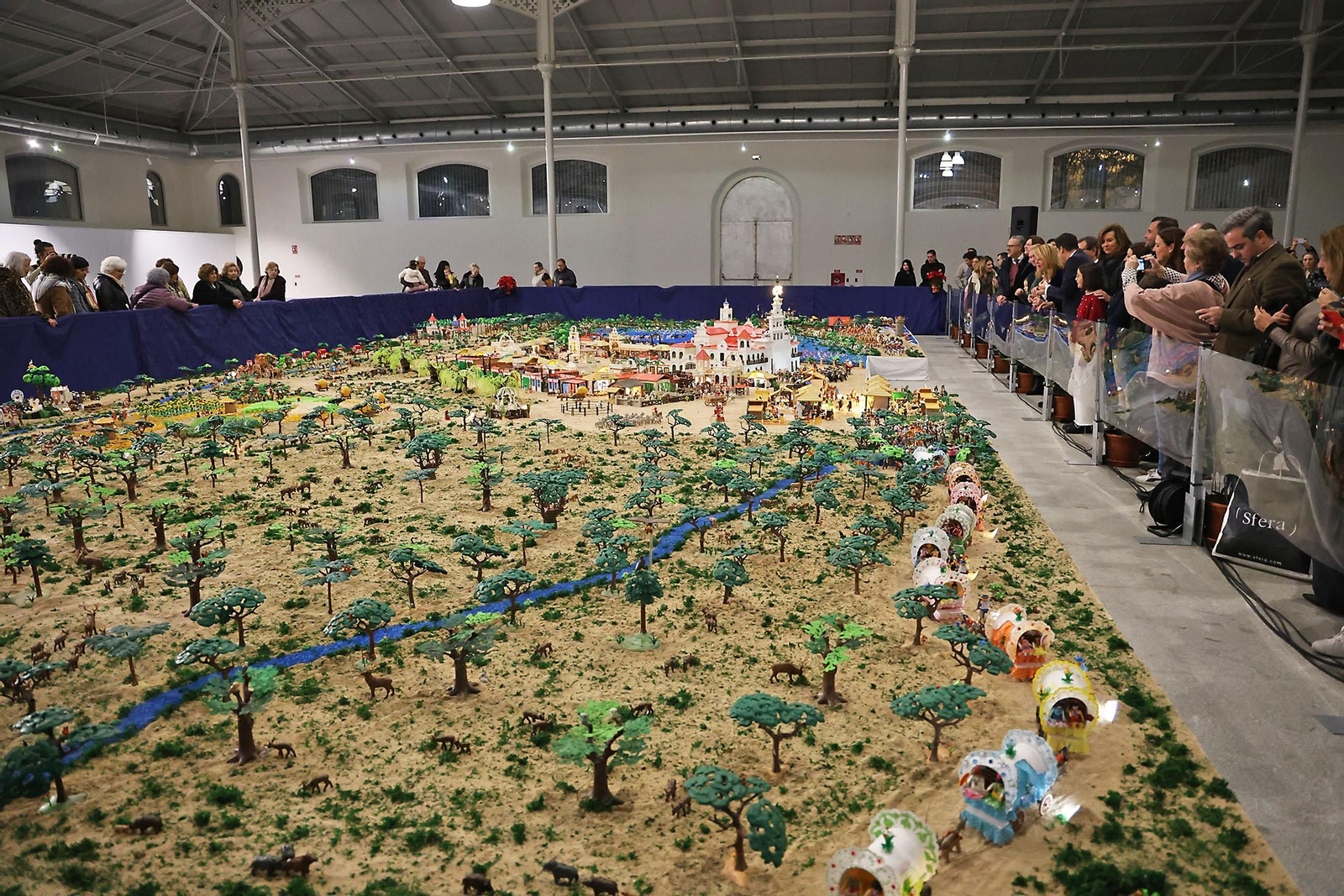 Imágenes del Belén de Playmobil más grande del mundo dedicado al Rocío