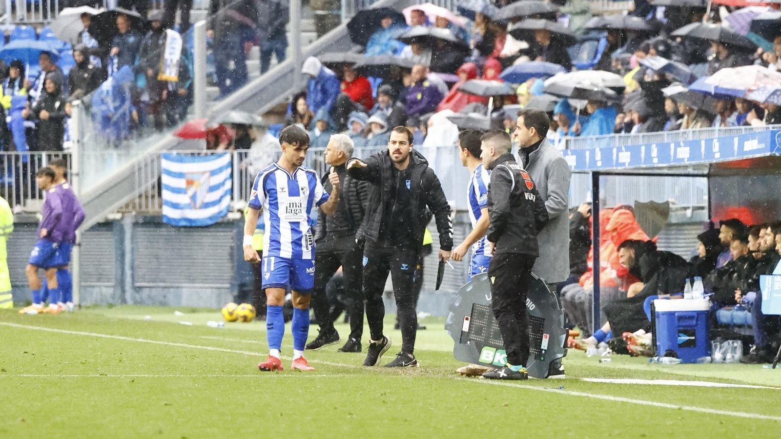 El Málaga CF-Cádiz, en fotos