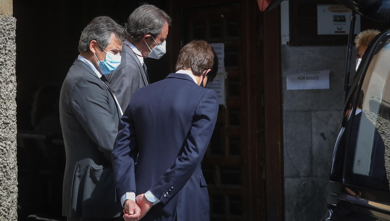 Familiares y amigos despiden en San Marcos a Luis López de Carrizosa y Domecq 'Conde de Peraleja'