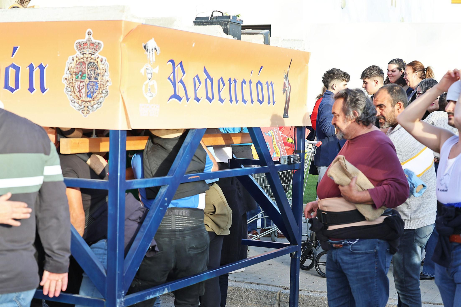 Imágenes del primer ensayo de la Redención para la Semana Santa de Huelva 2025