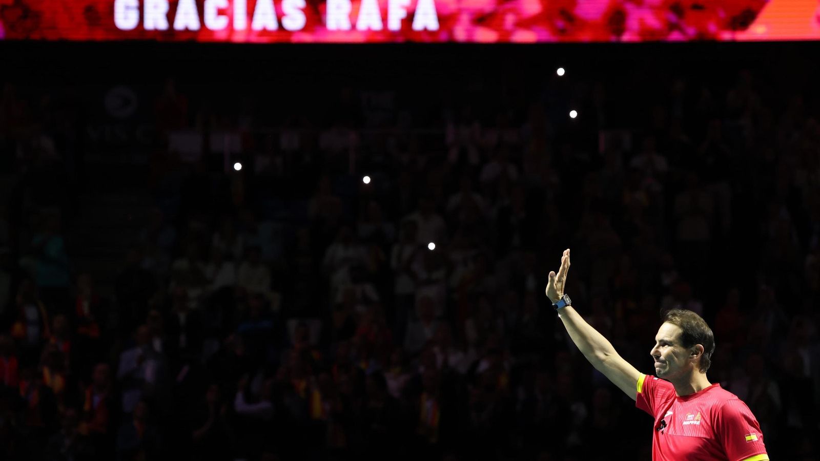 El homenaje a Rafa Nadal, en fotos