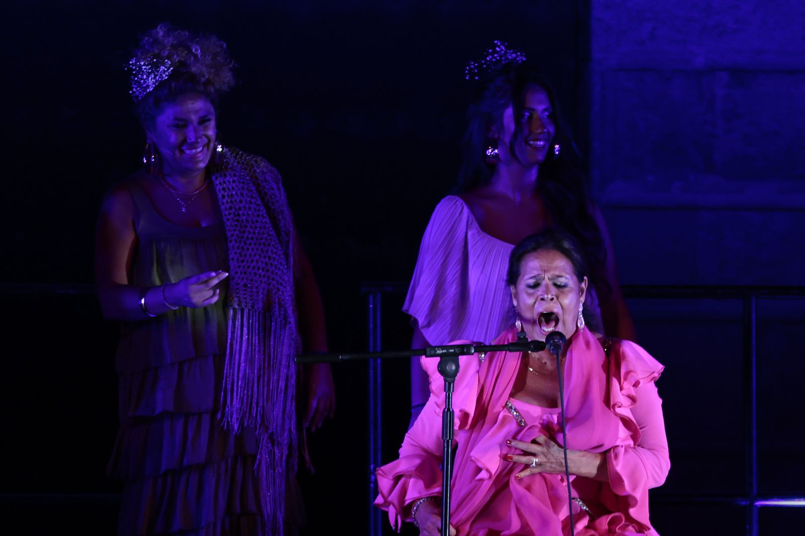 Las imágenes del recital de Aurora Vargas en la Bienal