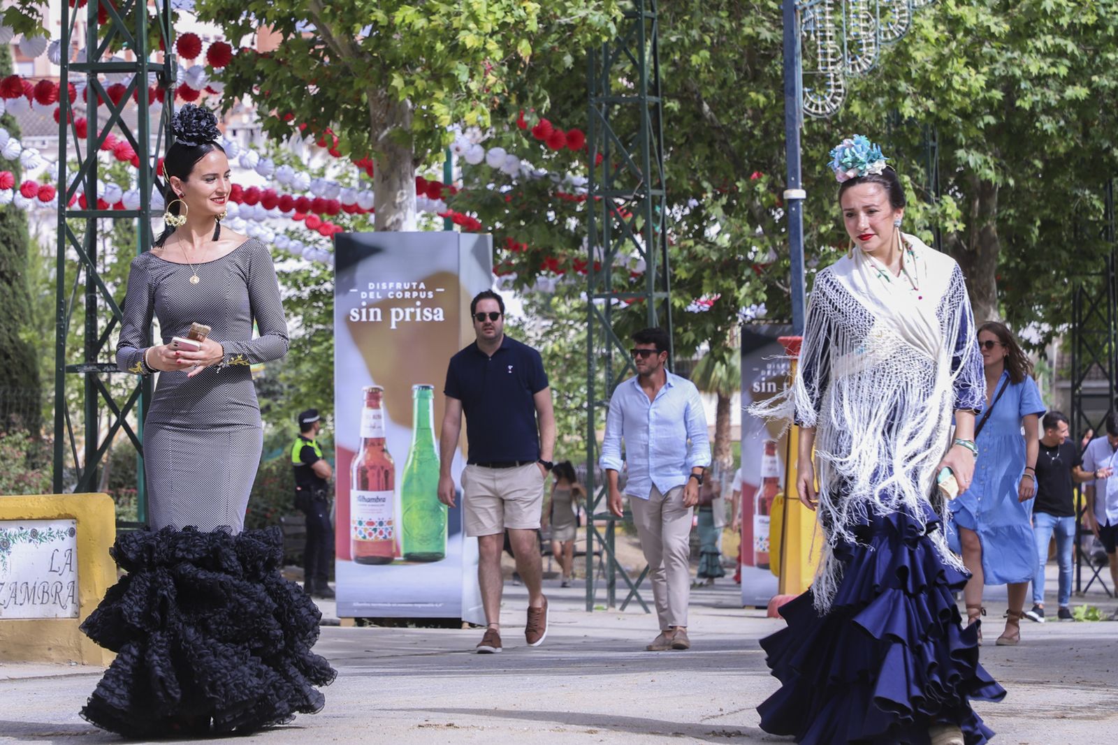 El Ferial, centro de la diversión durante las fiestas.