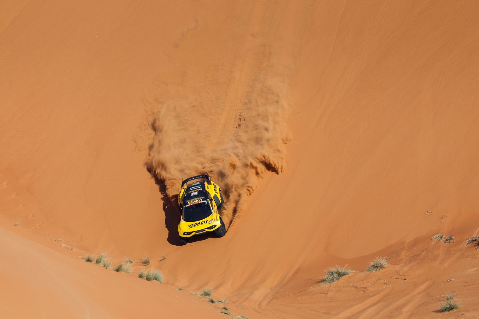 Las mejores fotos del Dakar por las dunas