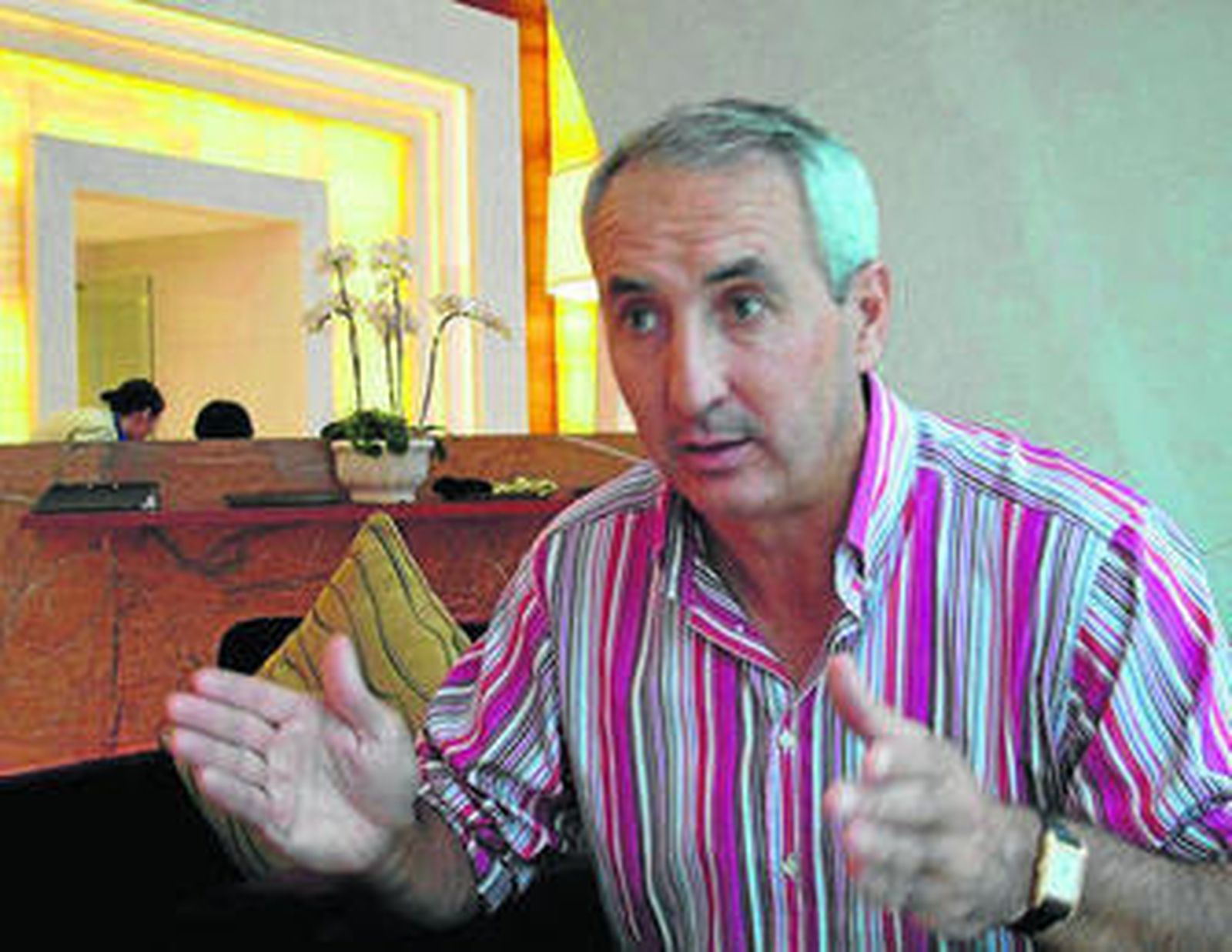 Antonio Valdés, en el transcurso de una entrevista.