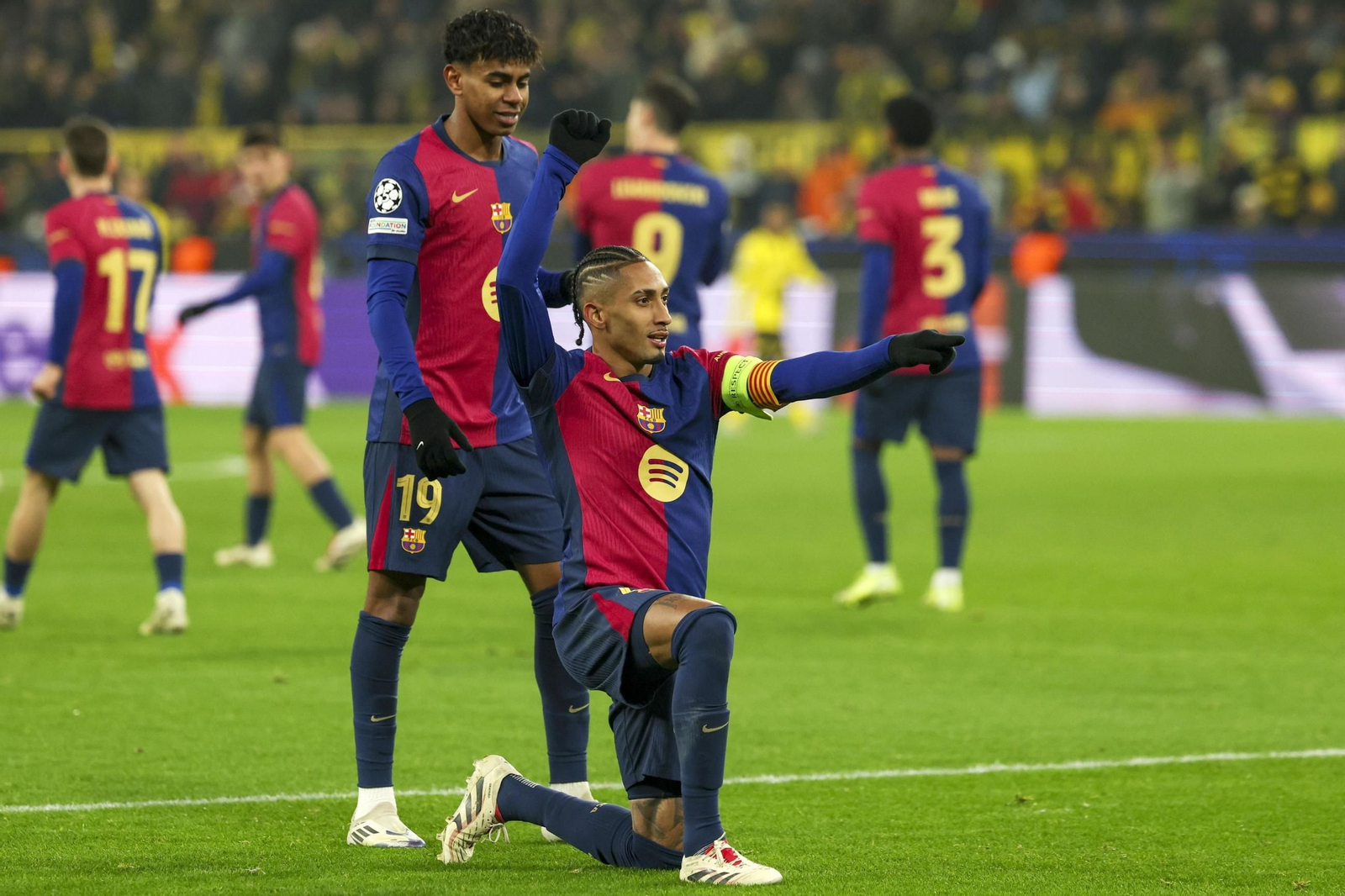 Las imágenes del Borussia Dortmund - Barcelona
