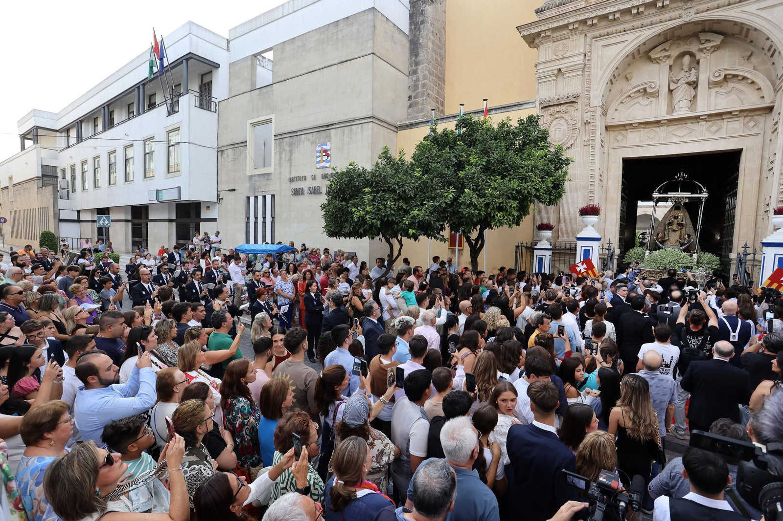 Imágenes de la procesión de La Patrona de Jerez