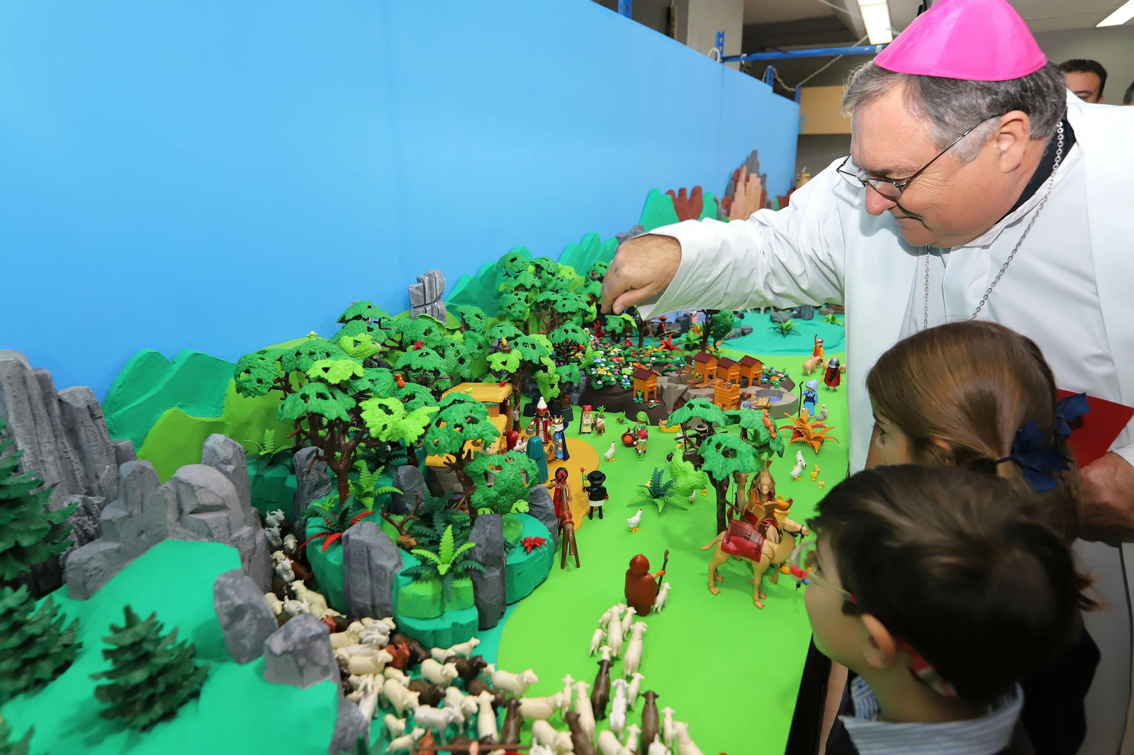 Inauguración Belén de Playmobil de Diario de Jerez