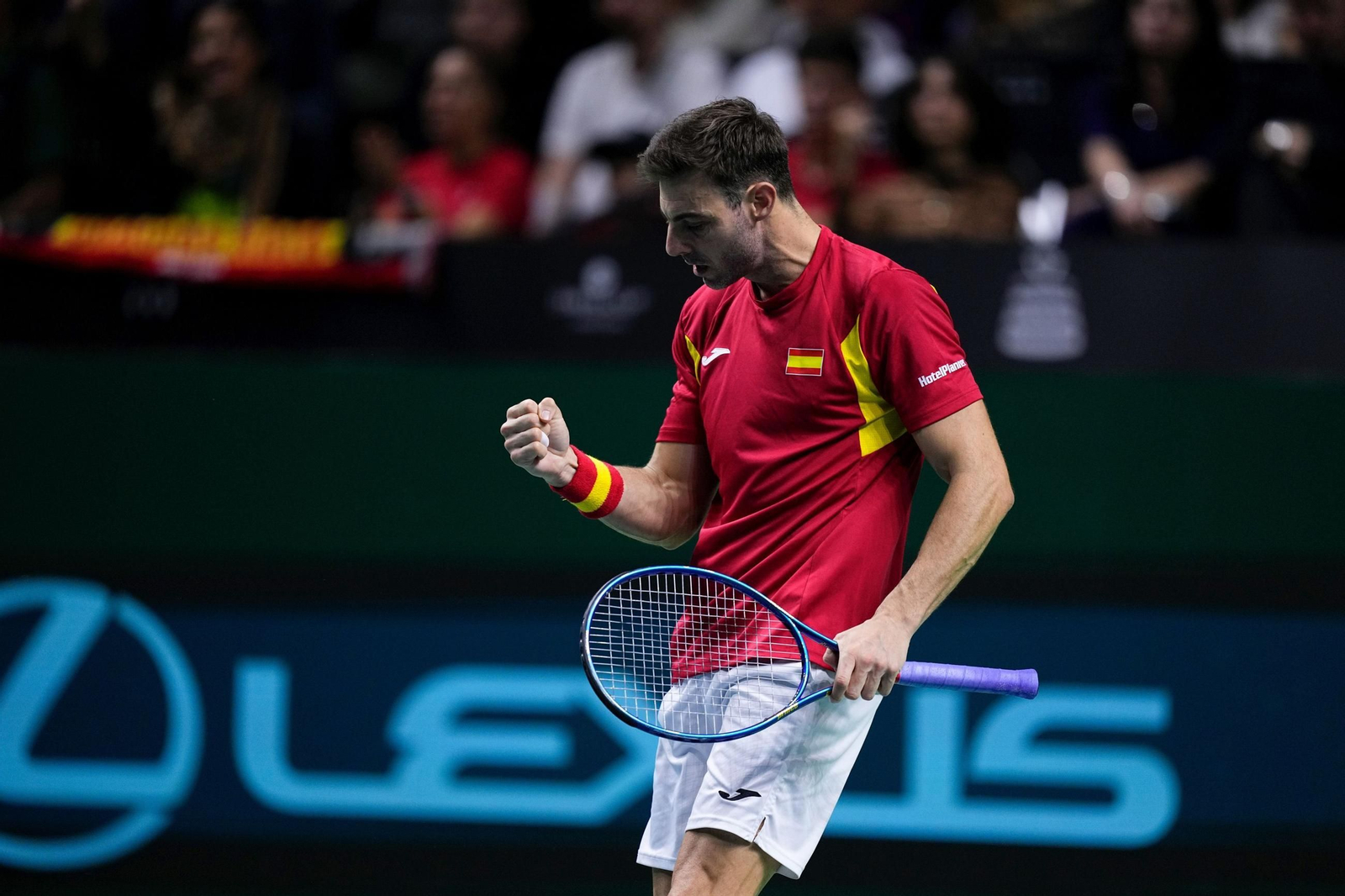 Las fotos de la derrota de España en el dobles ante Países Bajos