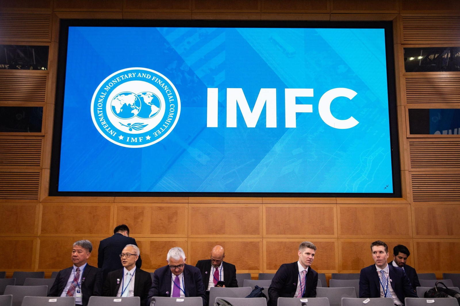Sesión plenaría del FMI.