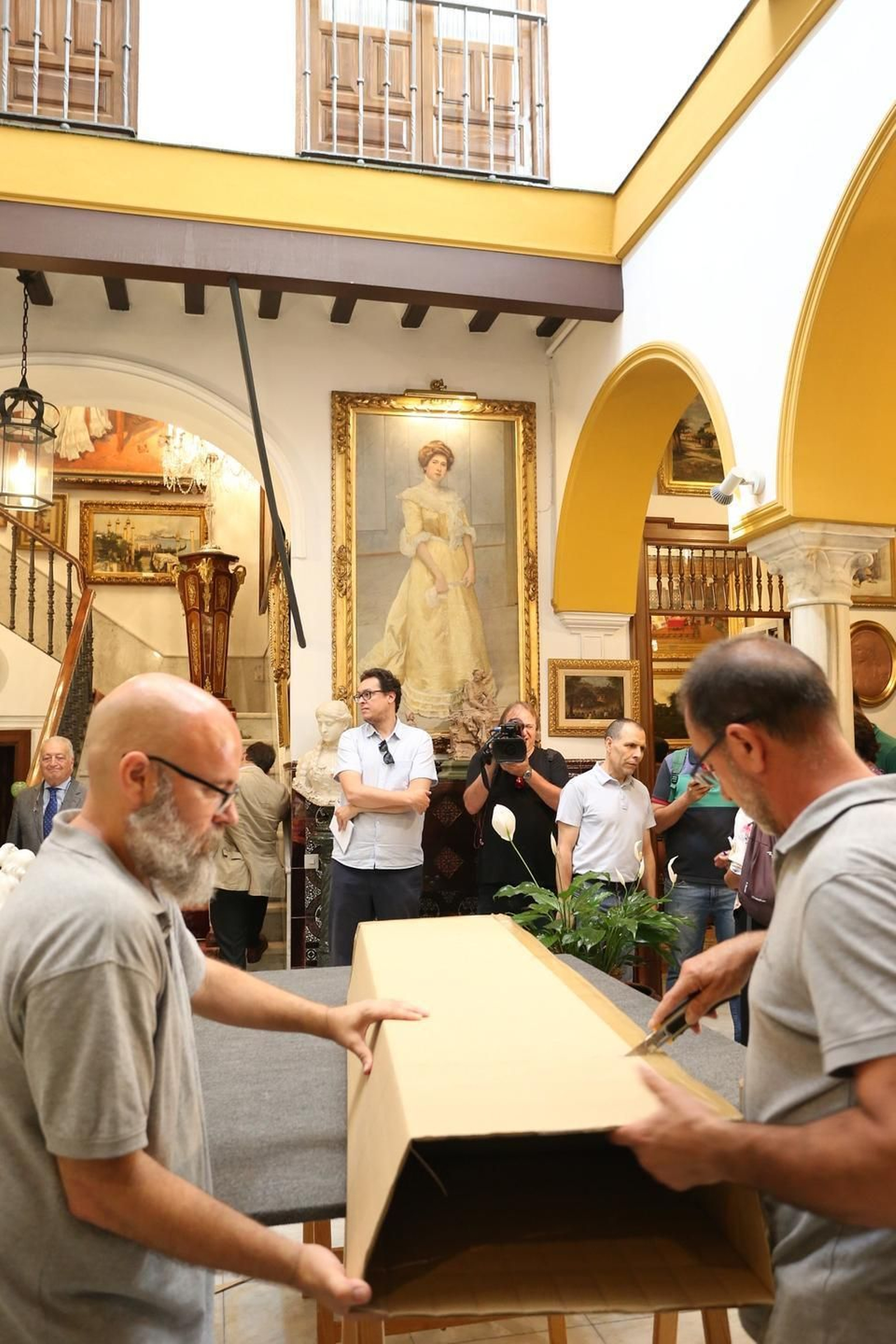 Traslado de la colección Bellver a la Casa Fabiola