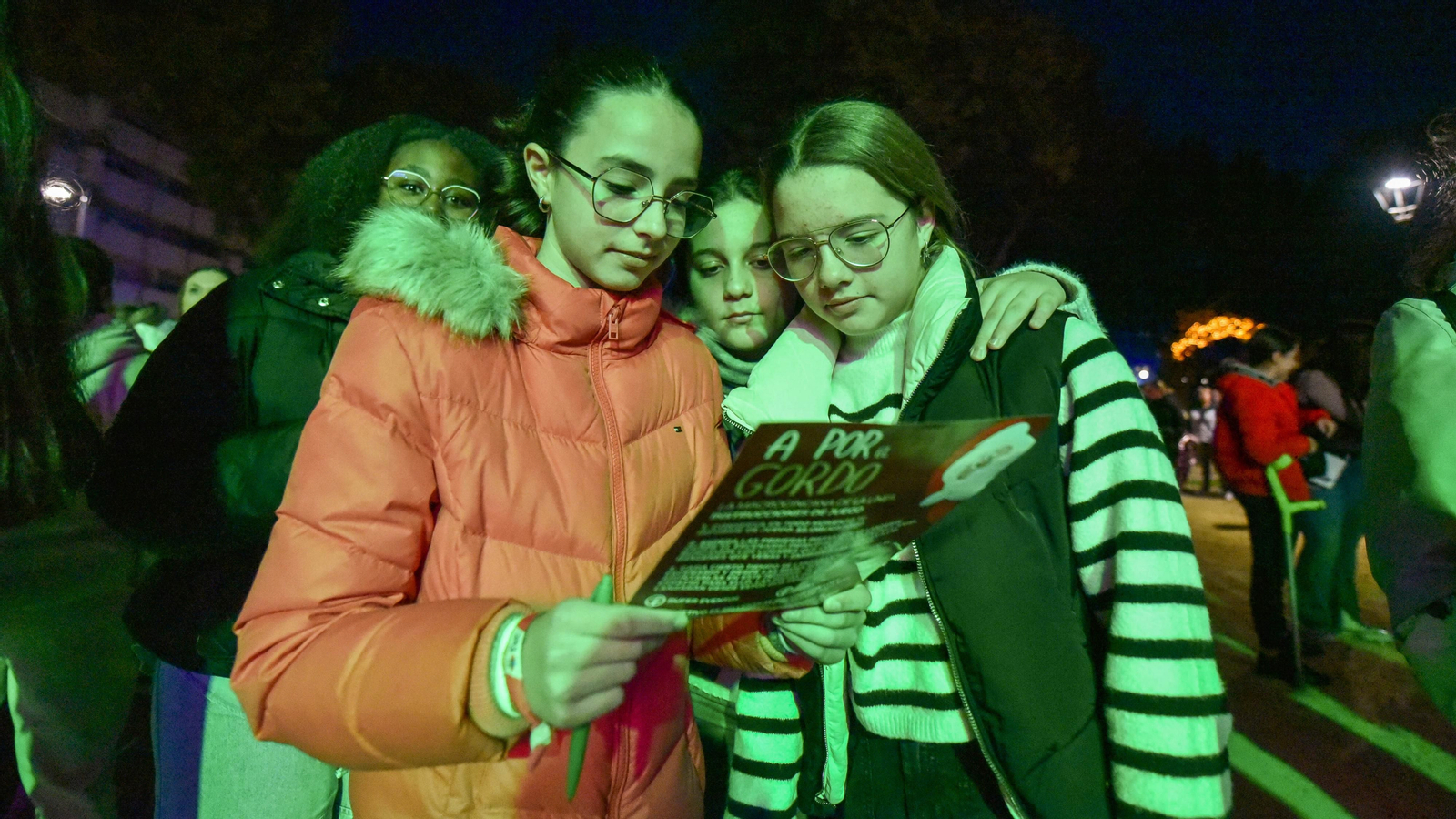 La yincana solidaria 'A por el gordo' en La Línea, en imágenes