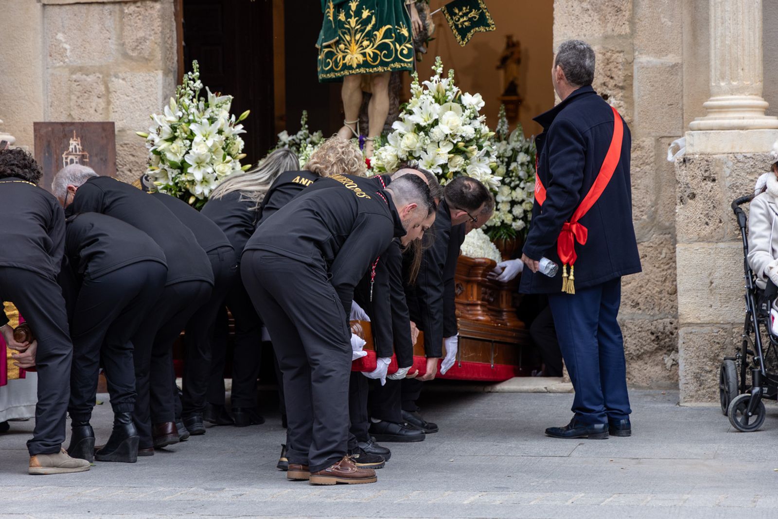Solemne procesión de San Sebastián en La Guardia de Jaén