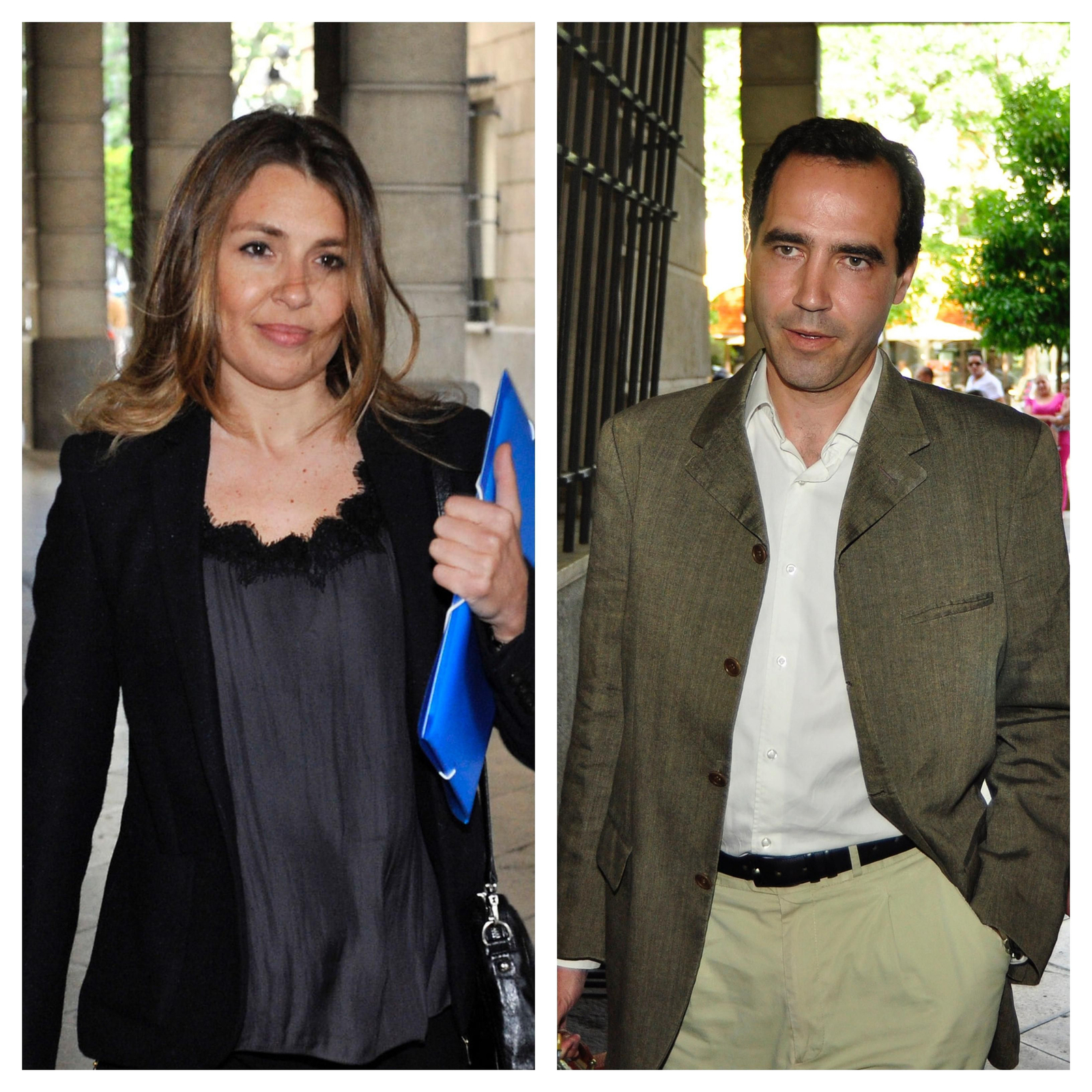 La ex presidenta de Invercaria Laura Gómiz y el ex director de Promoción Cristóbal Cantos.