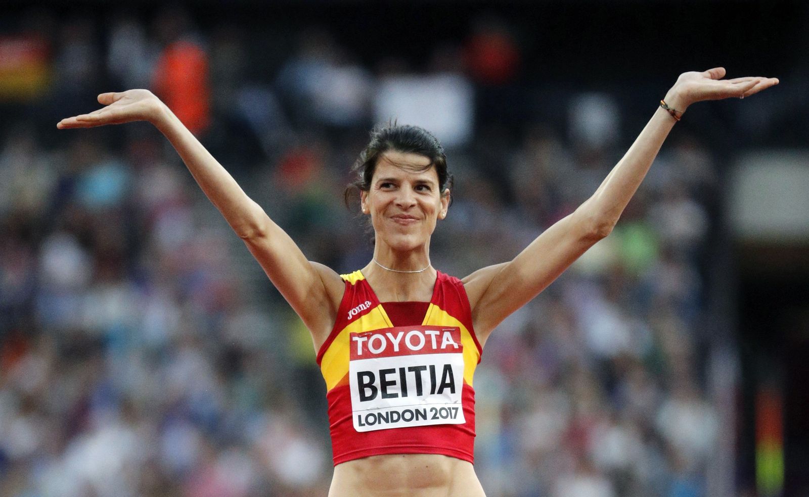 La medallista olímpica Ruth Beitia.