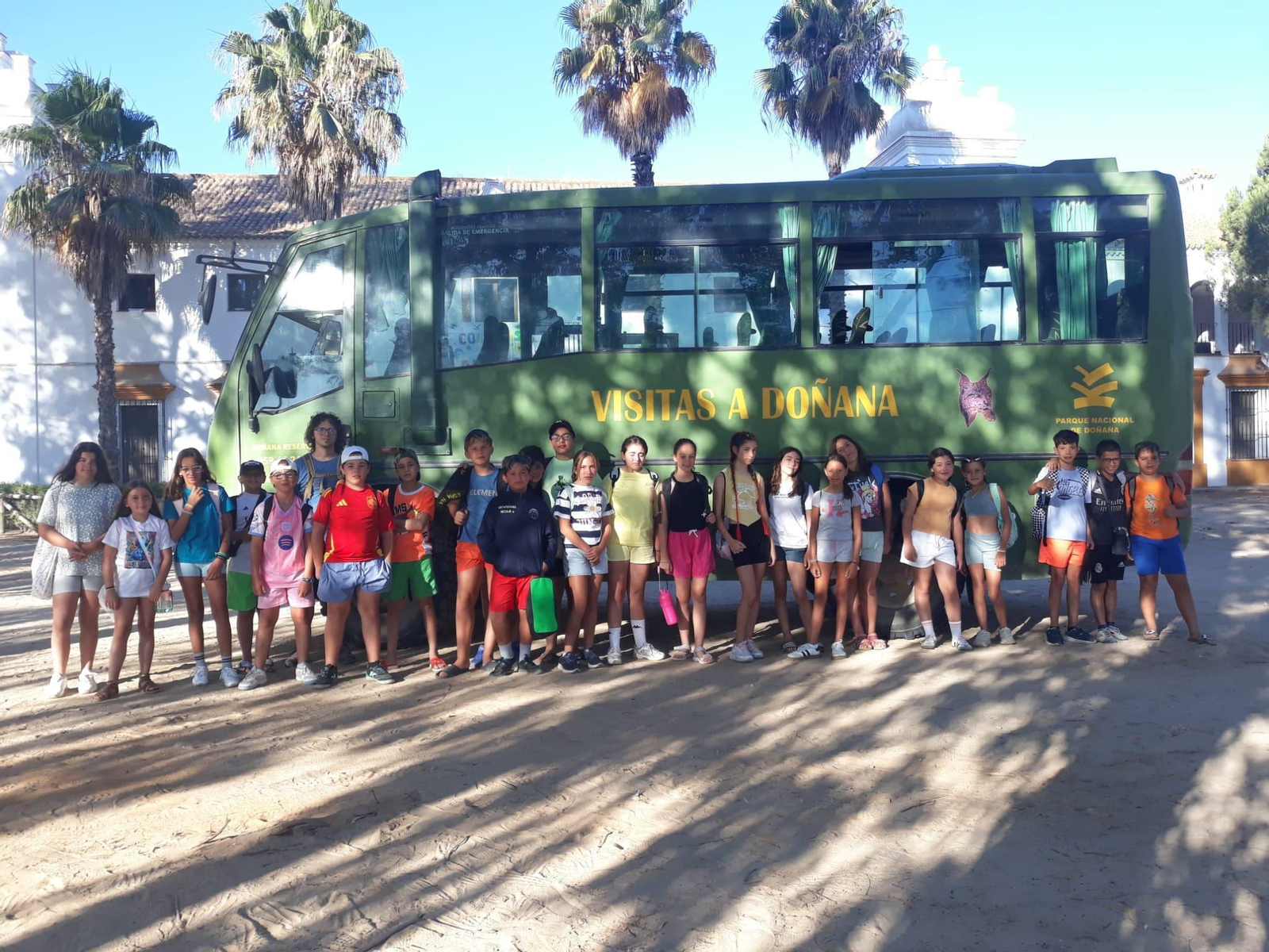 Asistentes a la escuela de verano de Almonte.