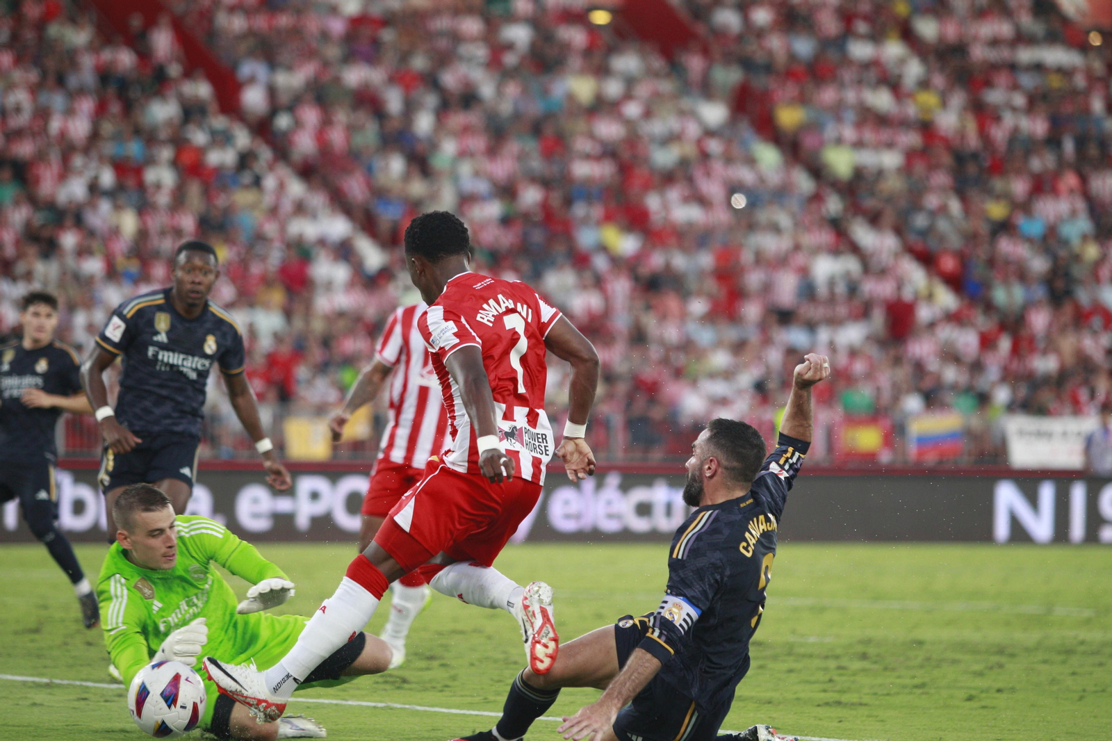 U.D. Almería-Real Madrid en imágenes