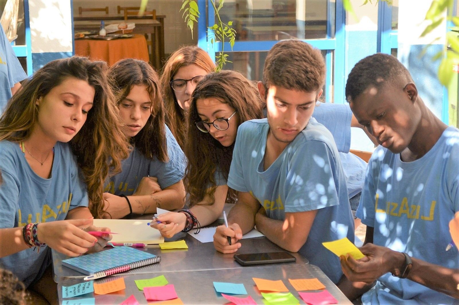 Jóvenes del proyecto Iguales en la diversidad