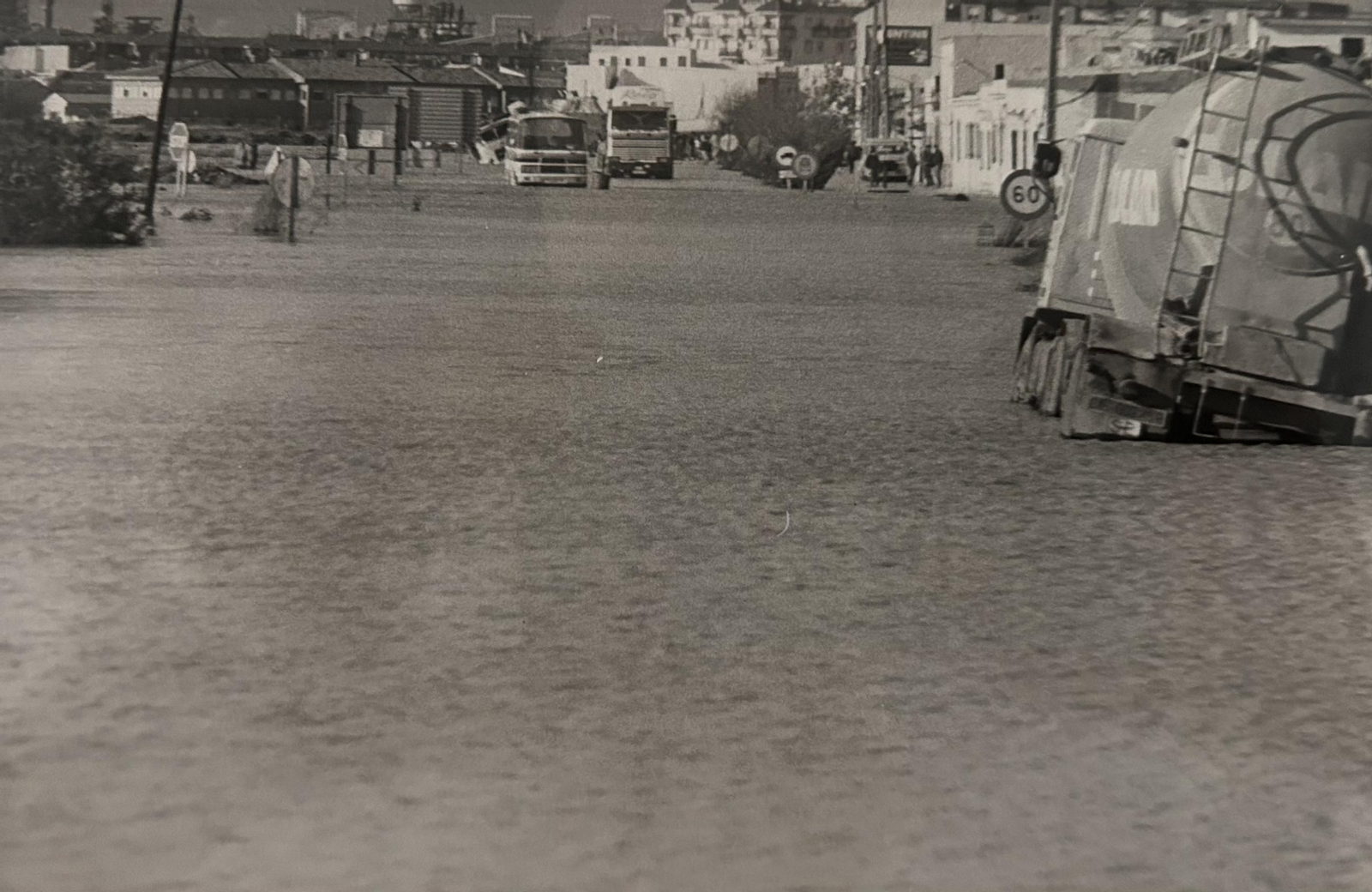 Efectos del temporal e inundaciones de enero de 1996 en Huelva.