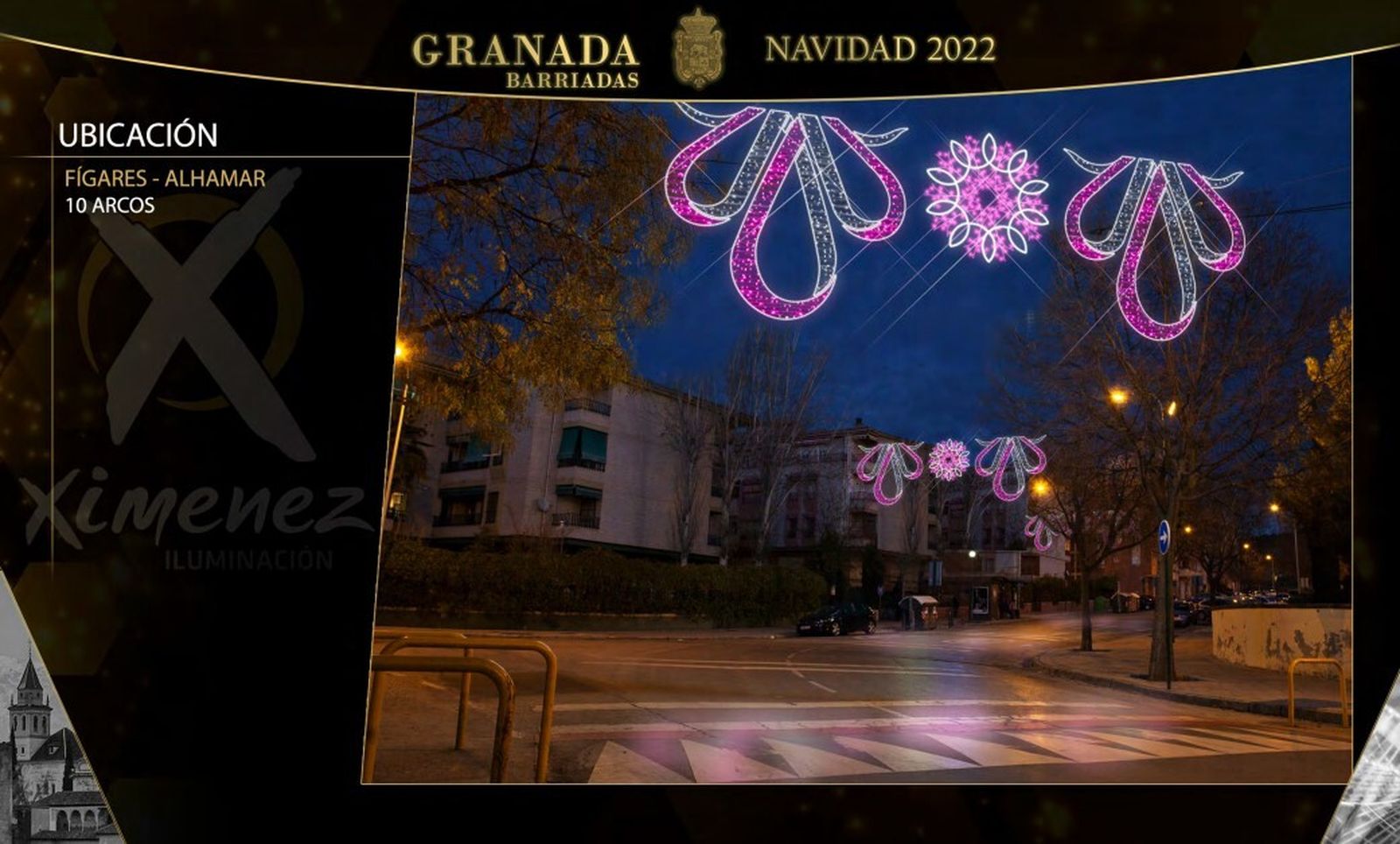 Estas son las luces de Navidad de los barrios de Granada, calle por calle
