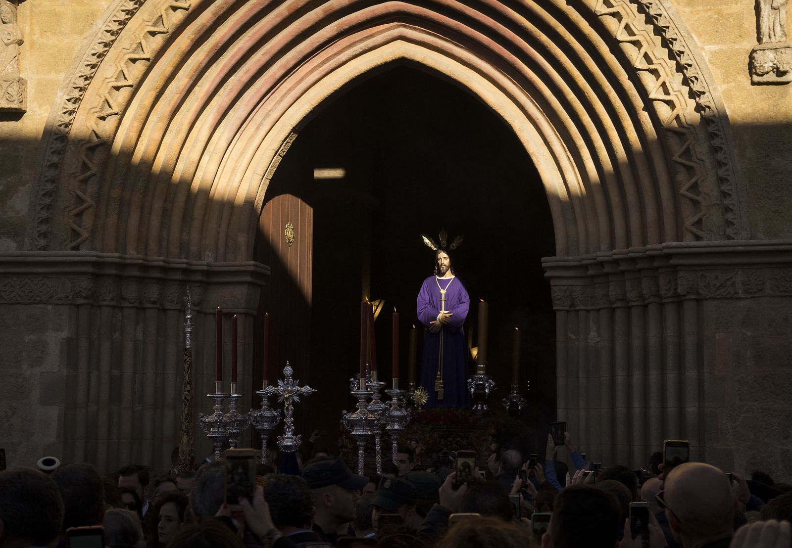 Las imágenes del via crucis del Cautivo de Torreblanca