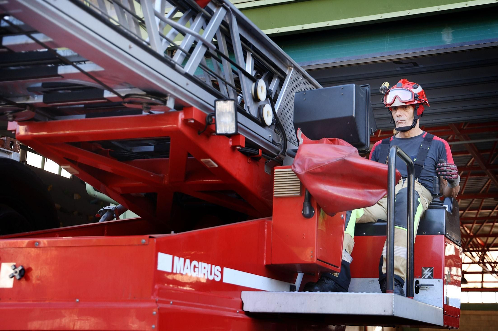 Bombero en una imagen de archivo.