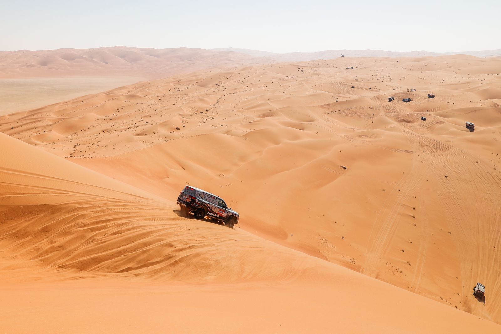 Las mejores fotos del Dakar por las dunas