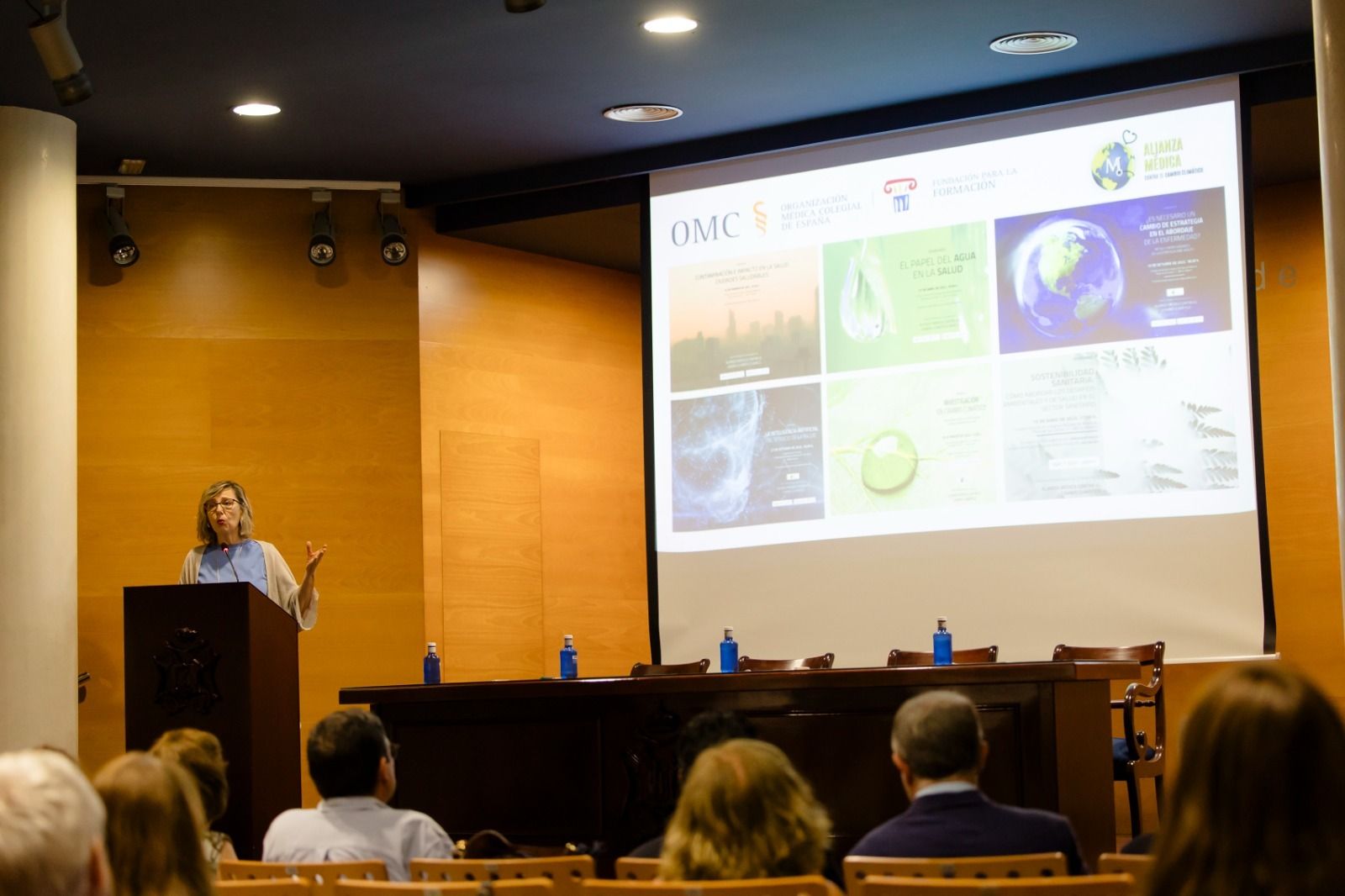Rosa Arroyo, en un momento de su intervención.