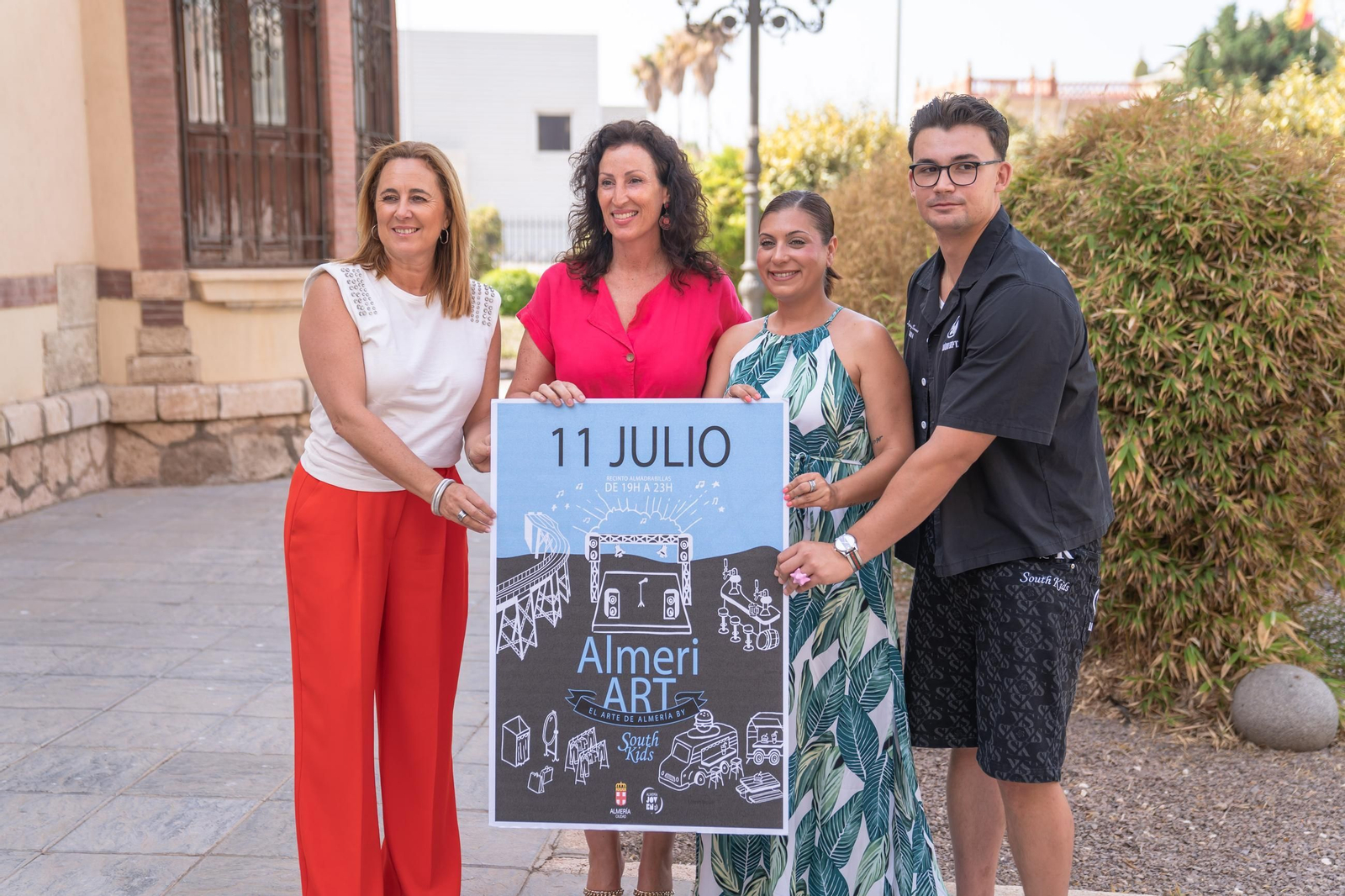 Esther Álvarez, María del Mar Vázquez, Lorena Nieto y Antonio López.